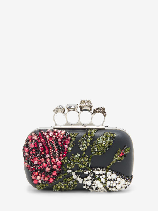 ALEXANDER MCQUEEN - Skull Knuckle Clutch - Item 676256KR7718495